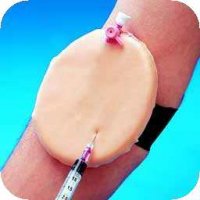 Injektionspolster zum Training  Einstich Arm
